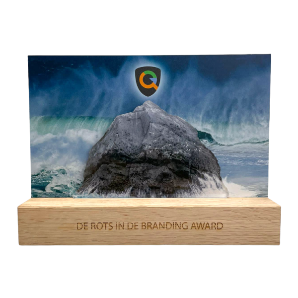De Rots In De Branding Award op maat acrylaat