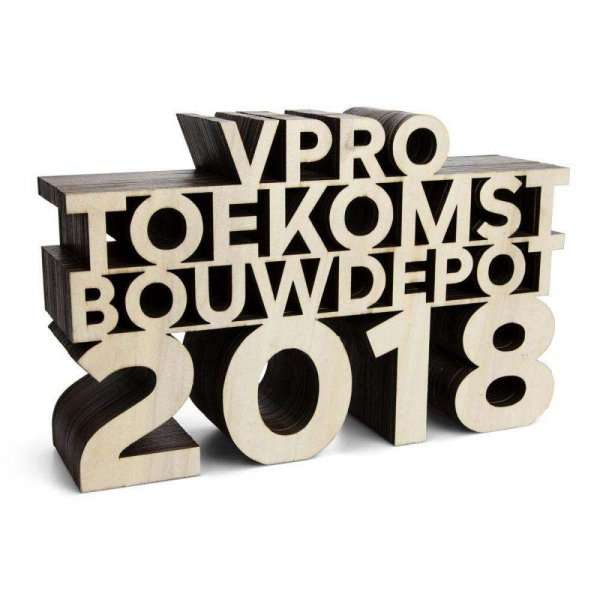 De VPRO Award op maat gemaakt hout