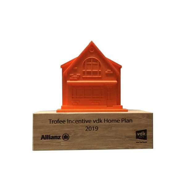 Allianz Award op maat gemaakt 3D geprint