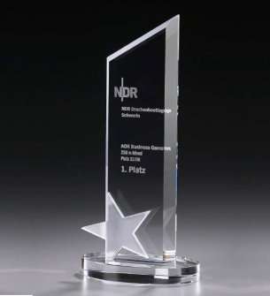 Glazen Crystal Ice Star Peak Award