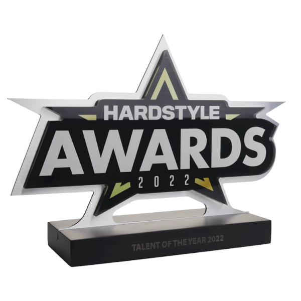 Hardstyle Award 2022 op maat acrylaat