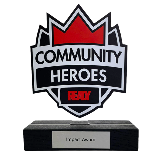 Impact Award op maat gemaakt acrylaat