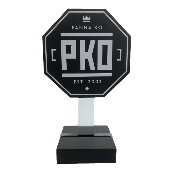 Panna KO Award op maat gemaakt acrylaat